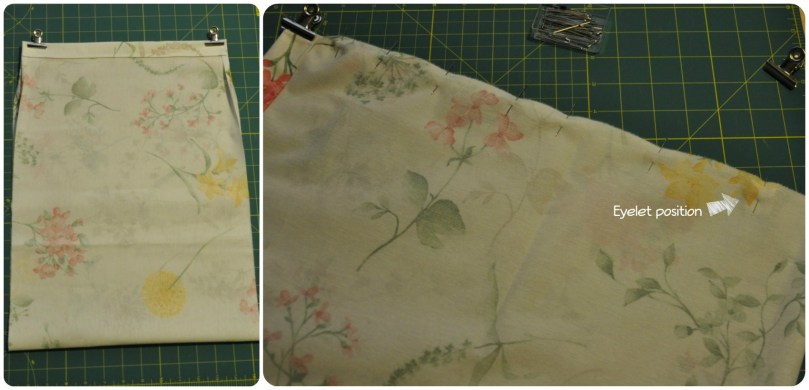 BackPack eyelet position