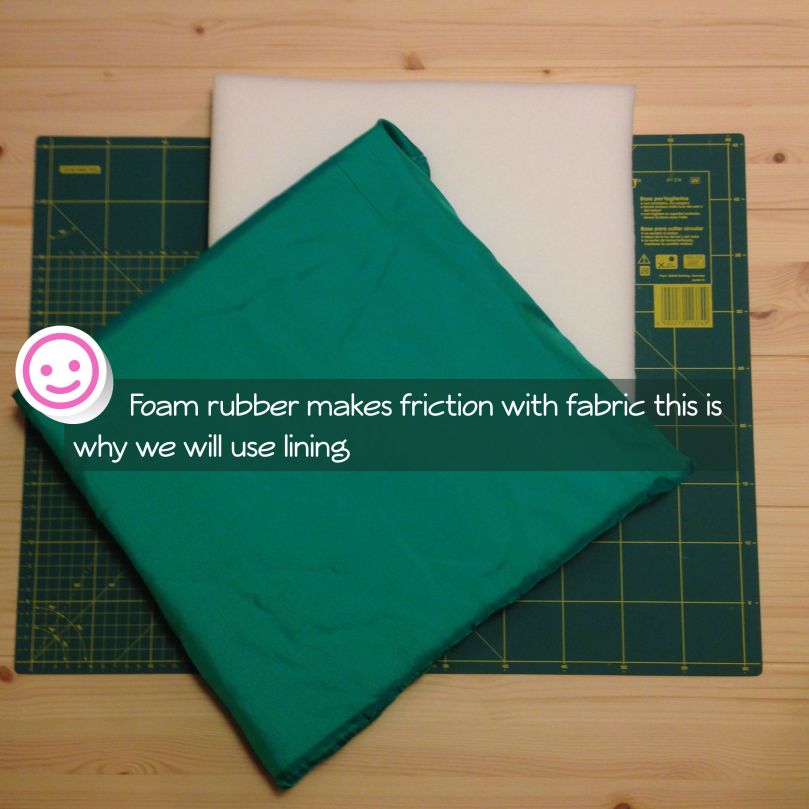 Use lining with Foam rubber
