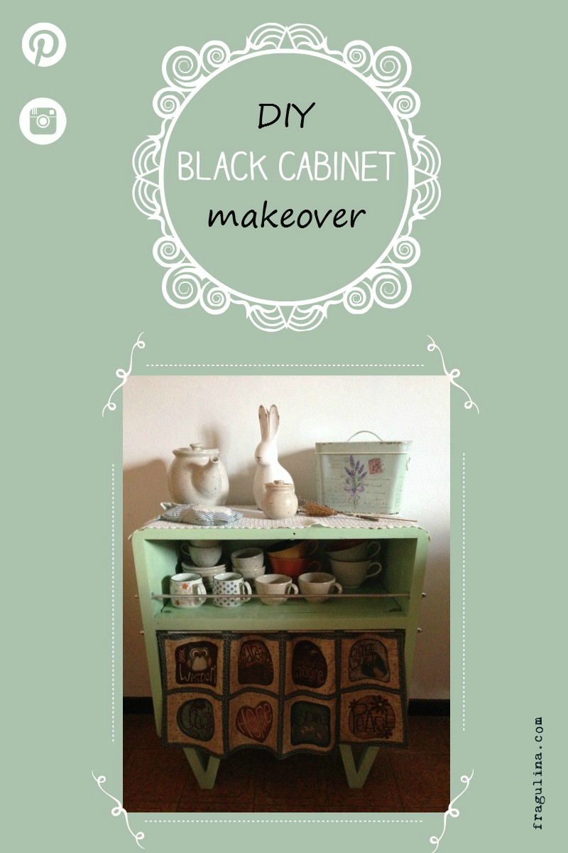 Black cabinet makeover by fragulina